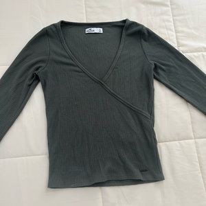 Green Hollister Long Sleeve Shirt | Hollister Shirt